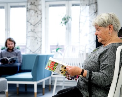 Väntrum, Kopparbergs vårdcentral.