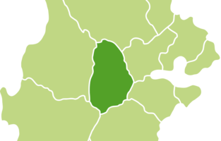 Bilden visar en karta över hela Sverige där alla län är markerade i ljusgrönt. Örebro län är markerad i mörkgrönt och ligger centralt i landet, väster om Mälaren och norr om Vättern. Kartan visar endast länsgränser, inga städer eller orter är markerade.